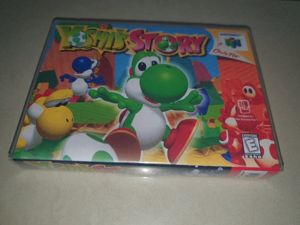 Yoshi's Story N64 Game Case (2), Spelcomputers en Games, Games | Nintendo 64, Avontuur en Actie, Verzenden, 1 speler, Zo goed als nieuw