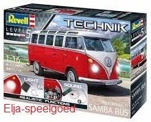 Modelbouw Revell VolkswagenT1 Technik Samba Bus 1:16 - 00455, Auto, Revell, Groter dan 1:32, Nieuw
