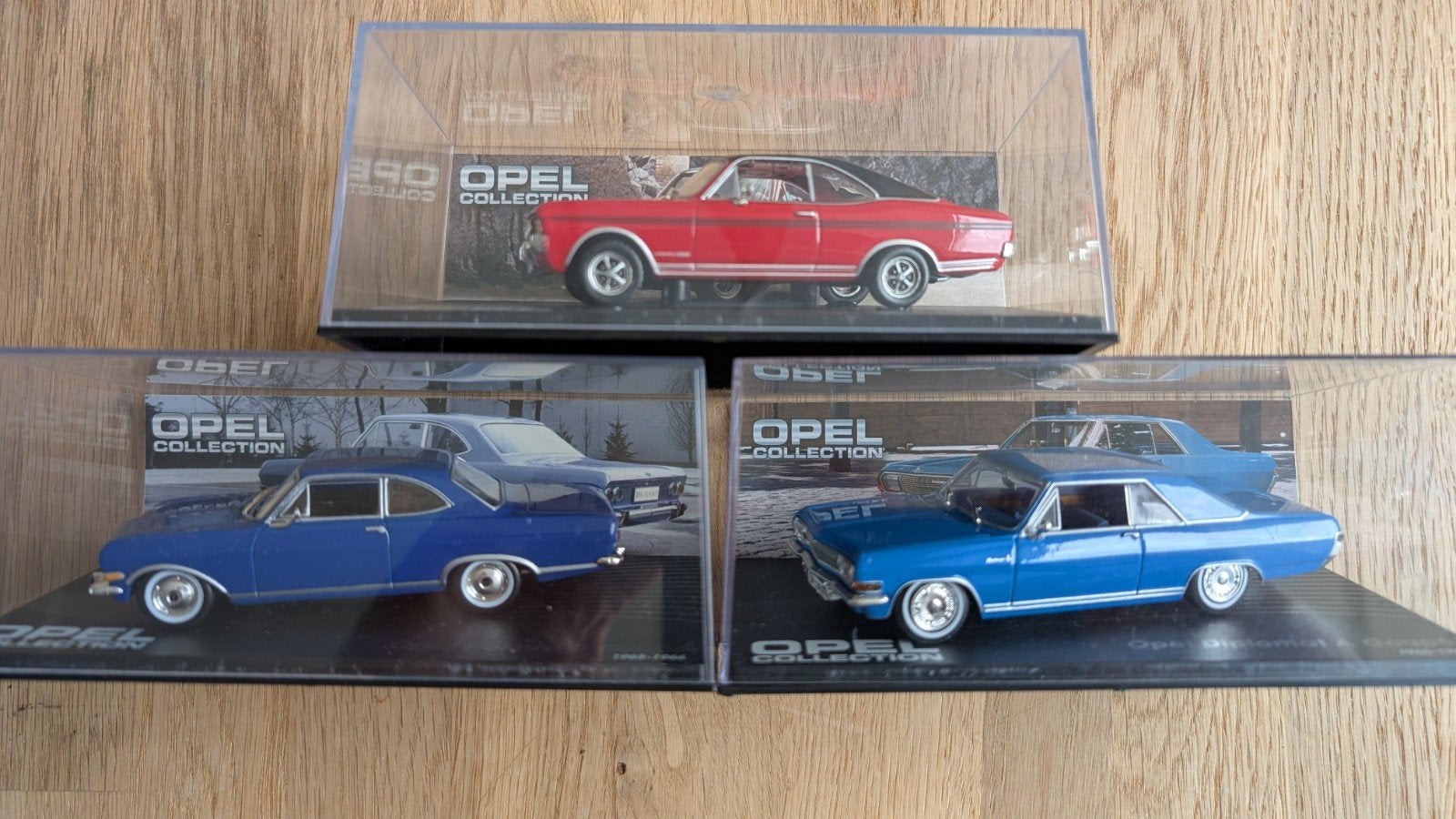 Opel Collection modelauto's: Commodore, Rekord, Diplomat, Overige merken, Auto, 1:32 tot 1:50, Nieuw