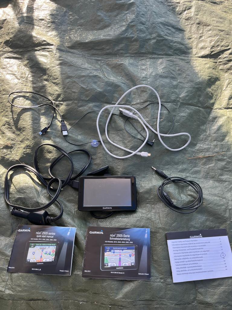 Garmin nuvi 2505 serie GPS navigatiesysteem, Ophalen, Gebruikt