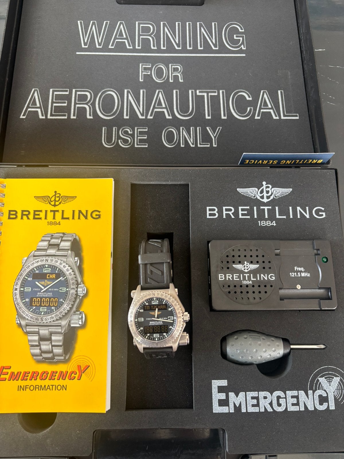 Breitling Emergency, Ophalen, Zo goed als nieuw, Breitling