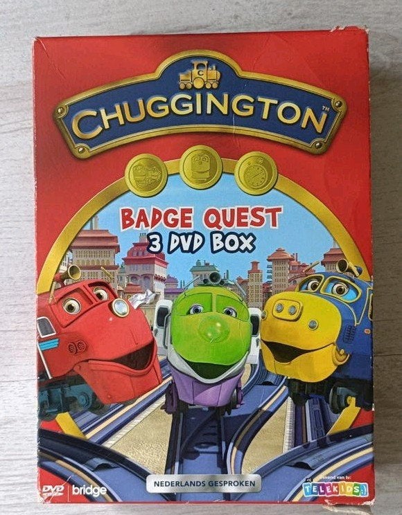 Chuggington Badge Quest 3 DVD Box - Nederlands gesproken, Gebruikt, Verzamelbox, Alle leeftijden, Familie
