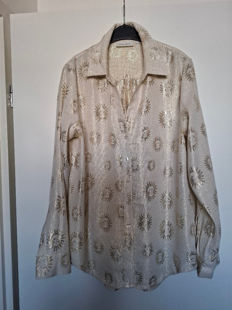 blouse Fabienne Chapot maat S, Kleding | Dames, Beige, Ophalen of Verzenden, Zo goed als nieuw, Fabienne Chapot