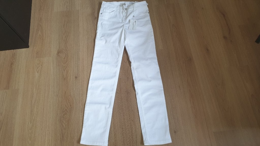 NIEUWE witte jeans Gerry Weber mt 34, Wit, Nieuw, Ophalen of Verzenden, W27 (confectie 34) of kleiner