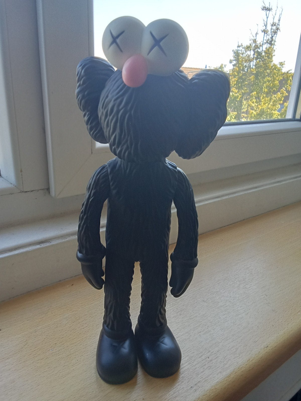 KAWS Companion Open Edition Vinyl Figure Zwart, Ophalen, Zo goed als nieuw