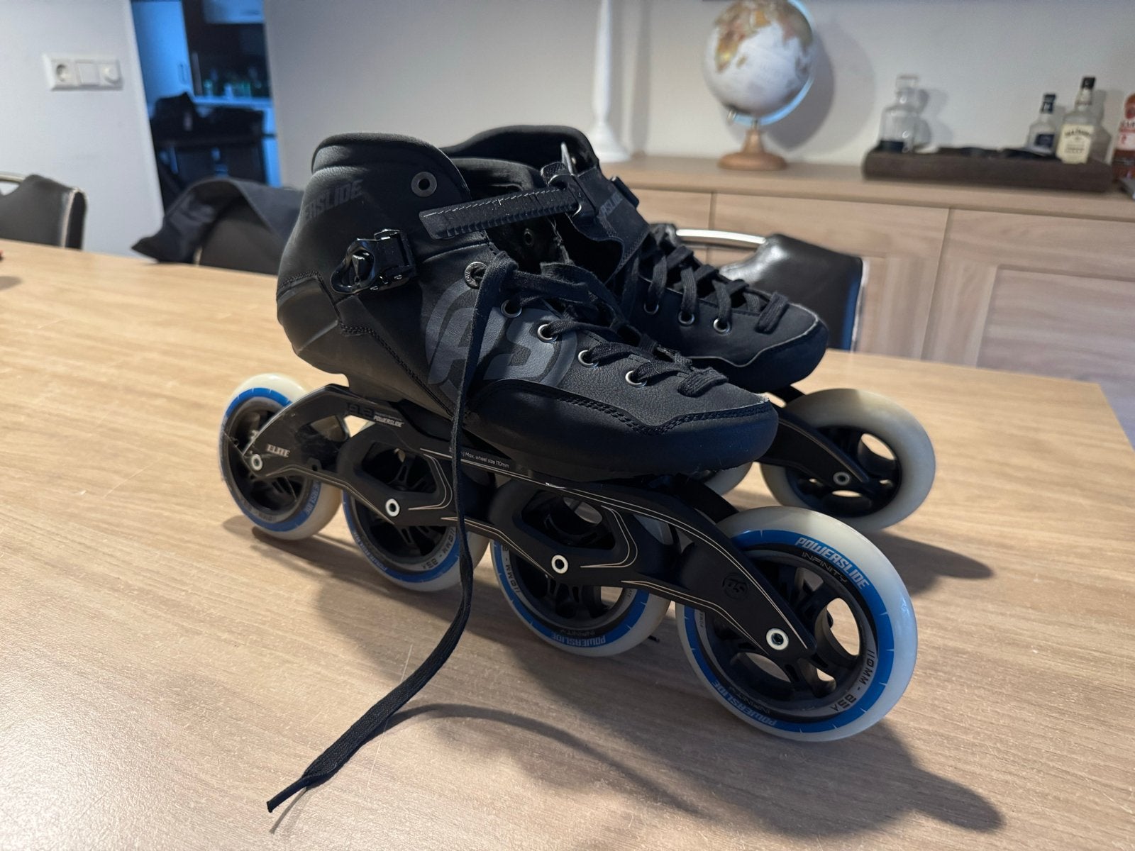 Powerslide Final 110 Skates mt43 - Zo goed als nieuw, Ophalen of Verzenden, Zo goed als nieuw, Inline skates 4 wielen, Powerslide