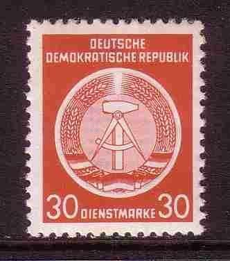 DDR 1954 11 Dienst 30p, Postfris, Ophalen of Verzenden, DDR, Postfris