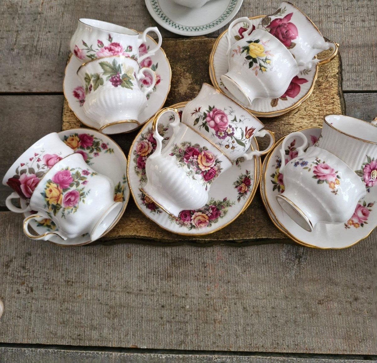 10 kop en schotels engels servies, Antiek en Kunst, Ophalen