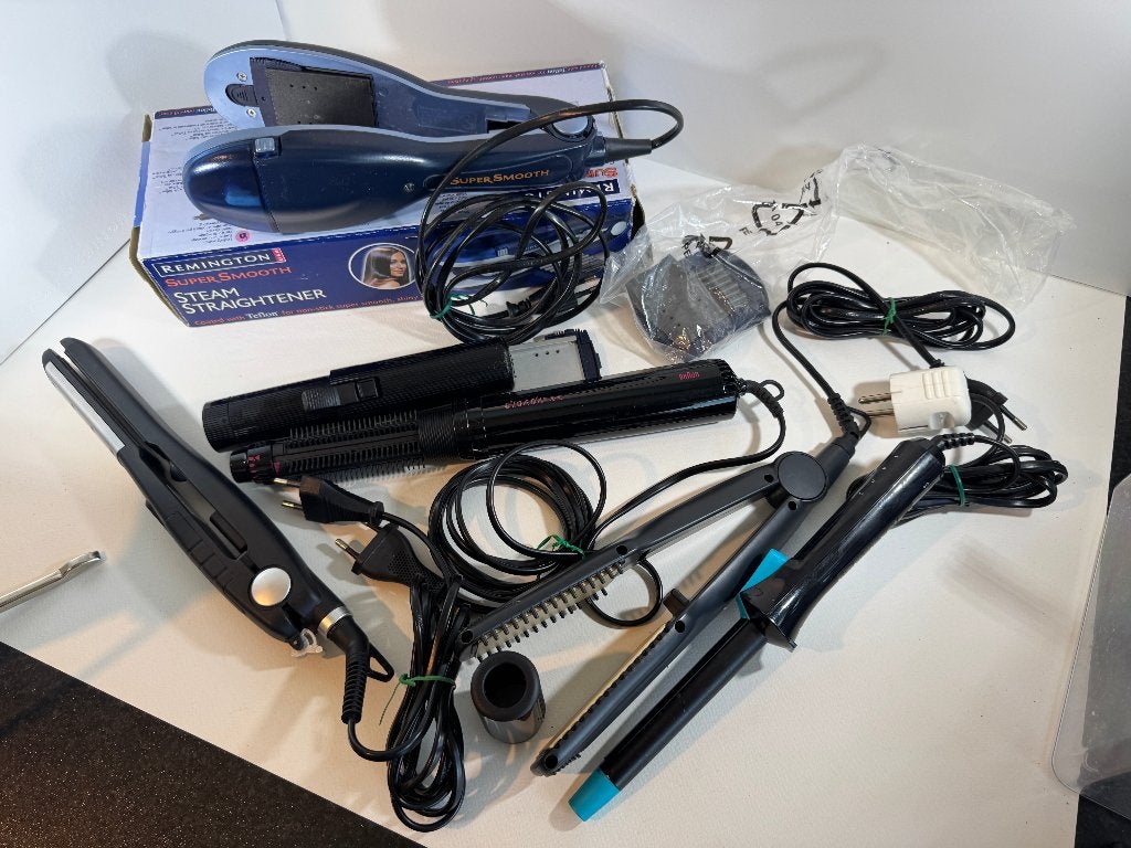 stijltang , hair straightener, Krultang apparaten, Ophalen of Verzenden, Gebruikt, Krultang of Stijltang