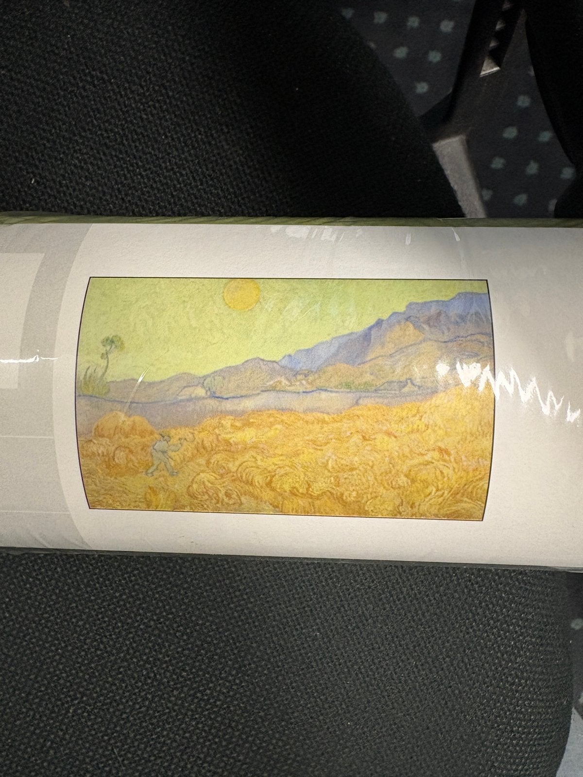 Van Gogh Fotobehang - Landschap (410x260cm), Natuurlijk, Ophalen of Verzenden, Fotobehang, 5 tot 10 m²