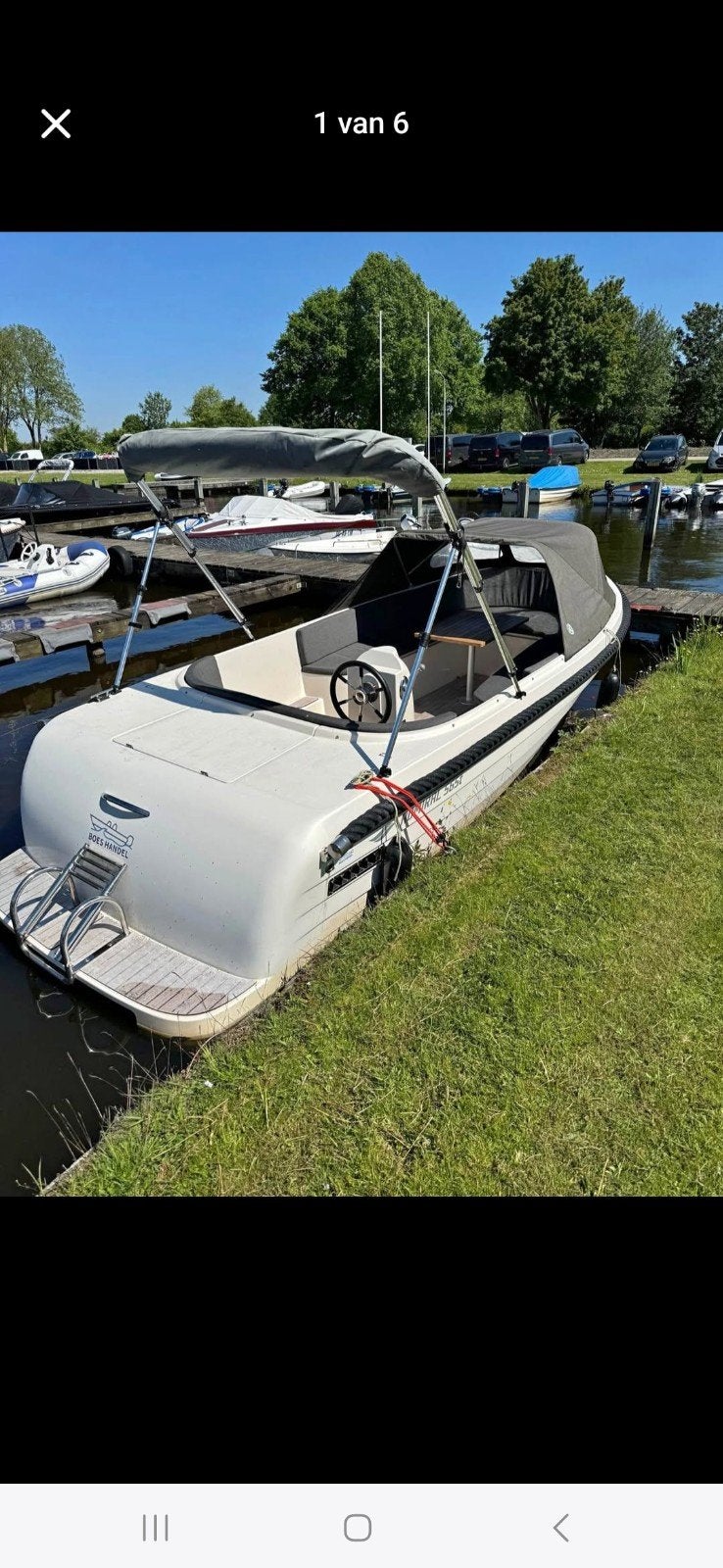 ADMIRAL 565t met trailer en Biminitop 20pk Honda, Benzine, Overige merken, Buitenboordmotor, Tot 1.00 meter