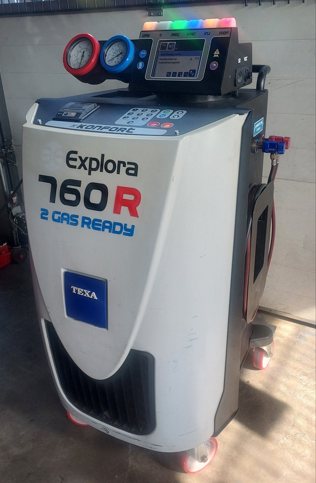 Texa 760R R134a Airco apparaat vulstation / machine, Ophalen