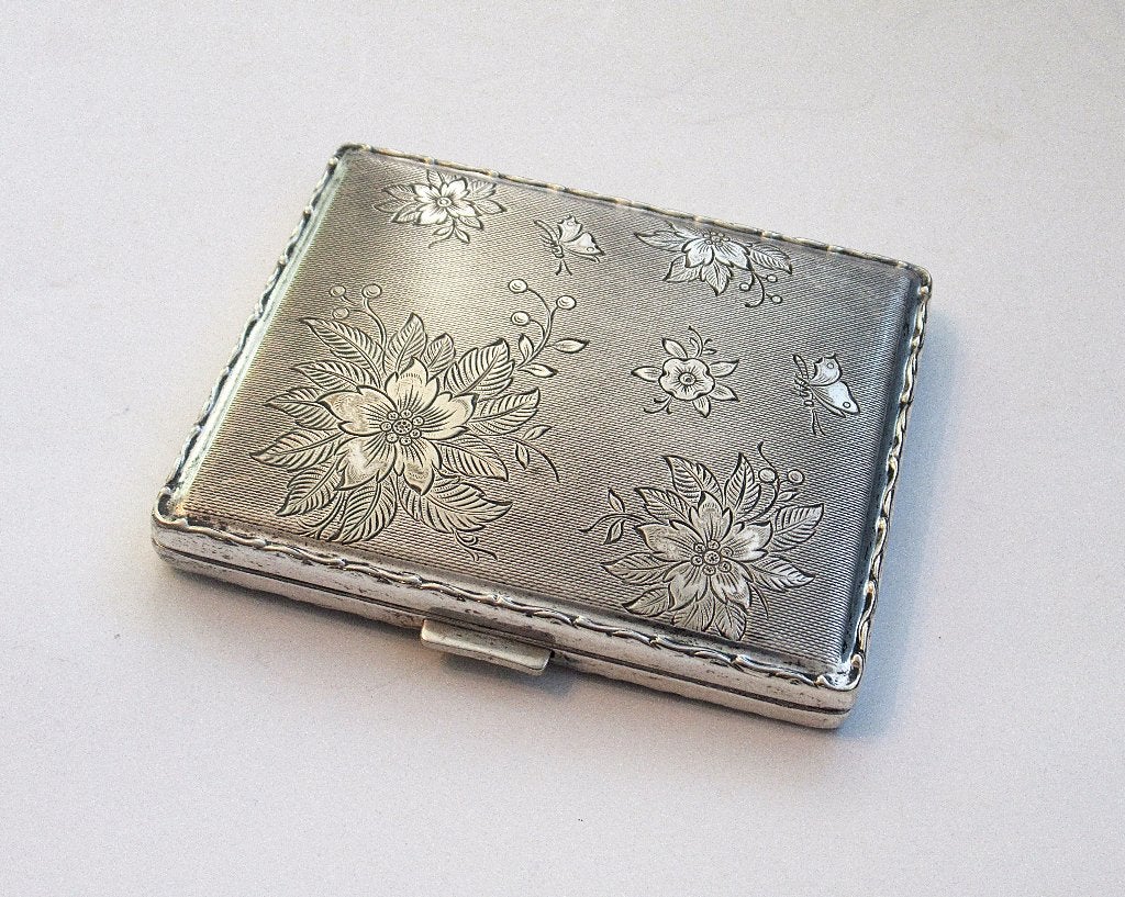 Antiek Jugendstil sigarettendoos, Dutsland van de 30-40jaren, Antiek en Kunst, Ophalen of Verzenden