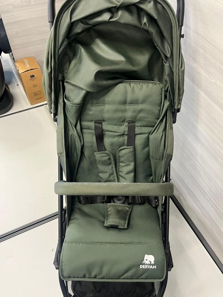 Deryan Luxe Easy Lichtgewicht Buggy - Green, Ophalen of Verzenden, Gebruikt, Verstelbare rugleuning