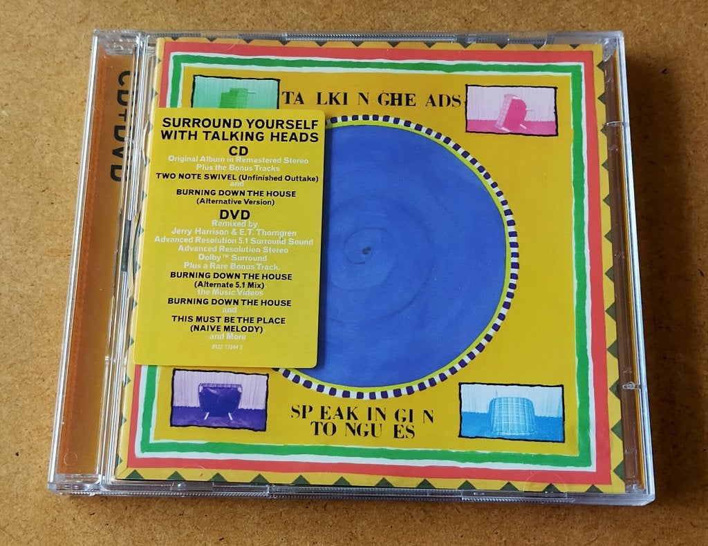 Talking Heads - Speaking In Tongues CD + DVD-A 5.1 Surround, Ophalen of Verzenden, Zo goed als nieuw, Poprock