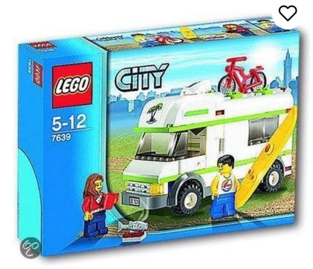 Lego City 7638 takelwagen 7639 camperauto etc, Ophalen, City, Lego, Inclusief instructies