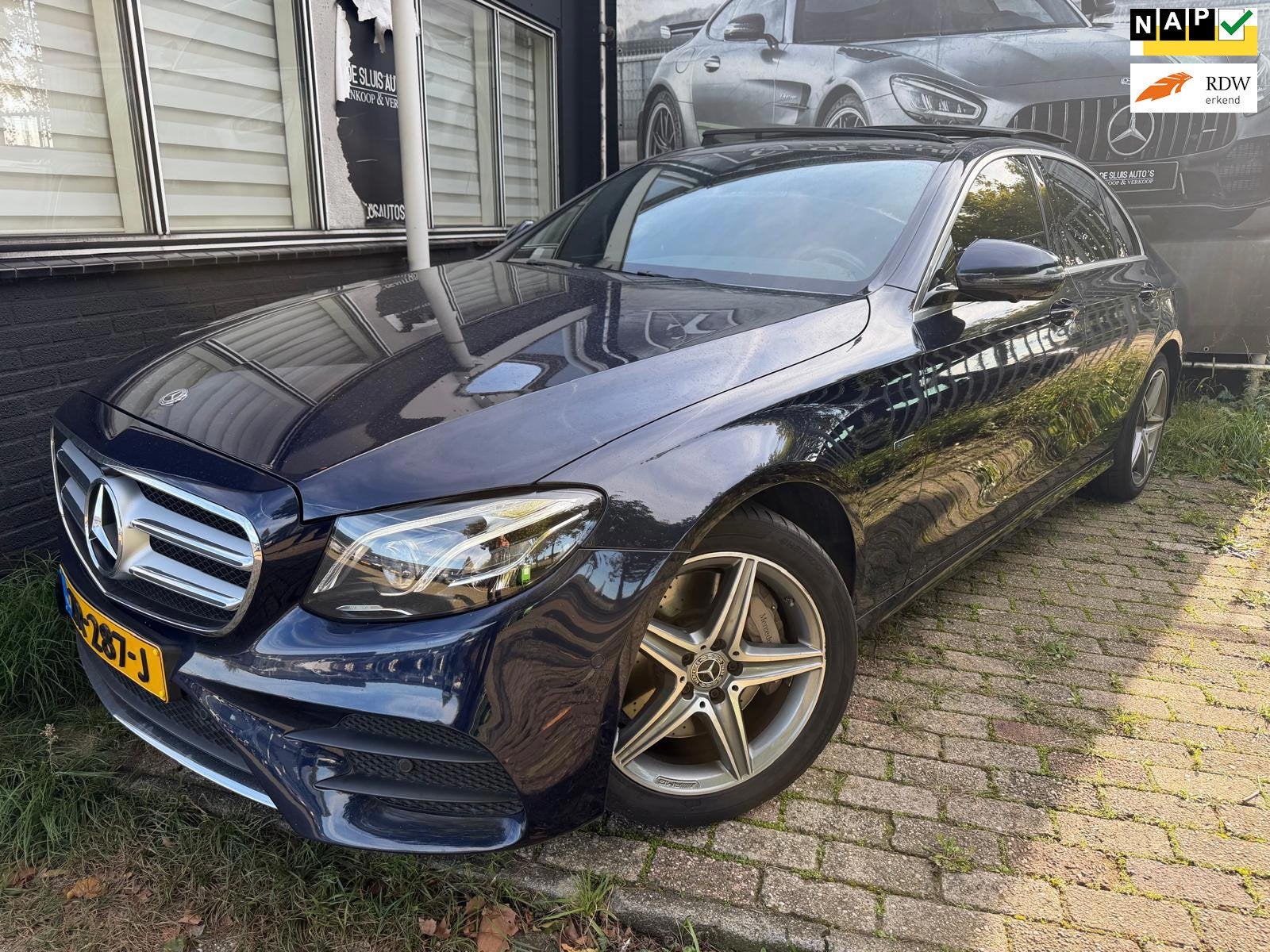 Mercedes-Benz E-klasse 300 e Business Solution AMG Pano Carp, Automaat, Achterwielaandrijving, Gebruikt, 4 cilinders