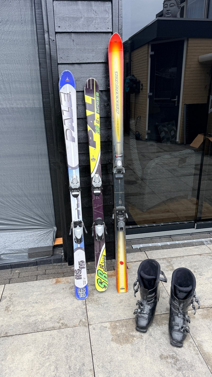 Diverse ski's en skischoenen - Gebruikt, Ophalen, Gebruikt, Skiën, Ski's