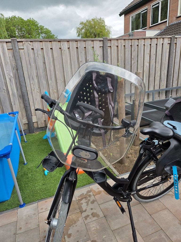 Yepp voorstoeltje, Fietsen en Brommers, Fietsaccessoires | Fietsstoeltjes, Ophalen, Voetsteuntjes, Yepp, Zo goed als nieuw