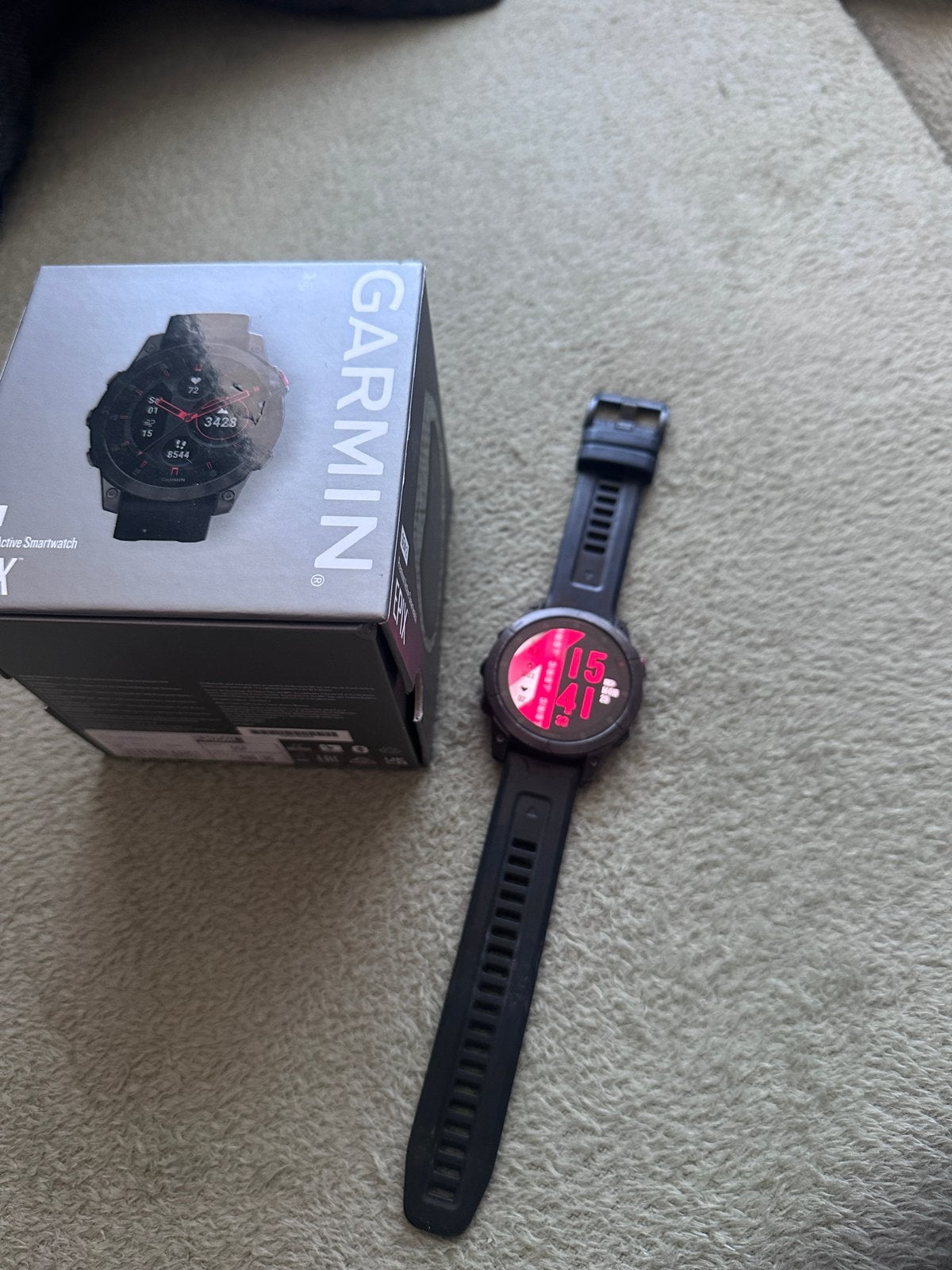 Garmin Epix Gen 2 Sapphire Titanium 47 mm – goede staat, Zwart, Ophalen of Verzenden, Zo goed als nieuw, GPS