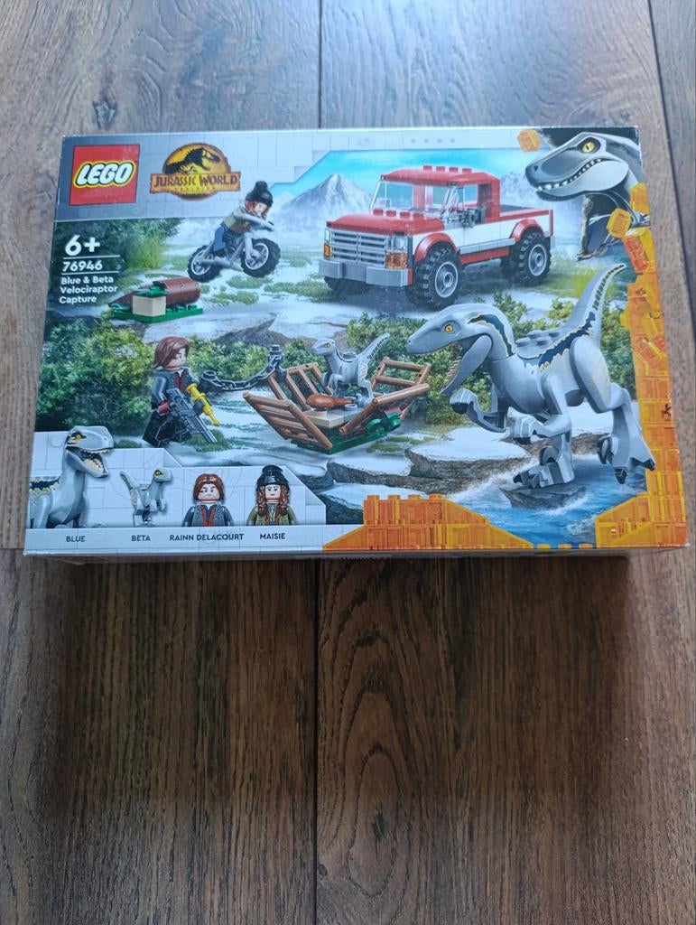 LEGO Jurassic World 76946 Blue & Beta Velociraptor Capture, Jurassic World, Lego, Nieuw, Ophalen of Verzenden