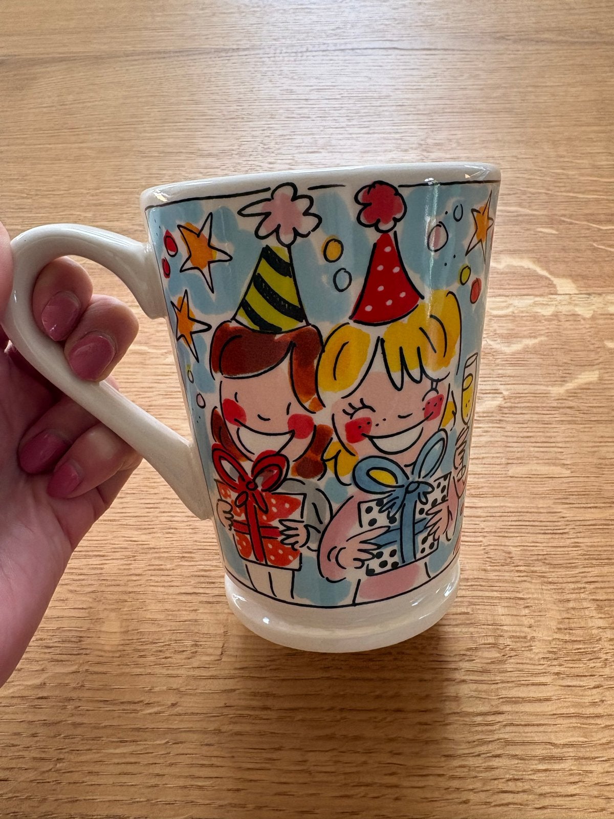 Blond Amsterdam XL mok 30 jaar verjaardag, Huis en Inrichting, Keuken | Servies, Ophalen of Verzenden, Zo goed als nieuw, Aardewerk