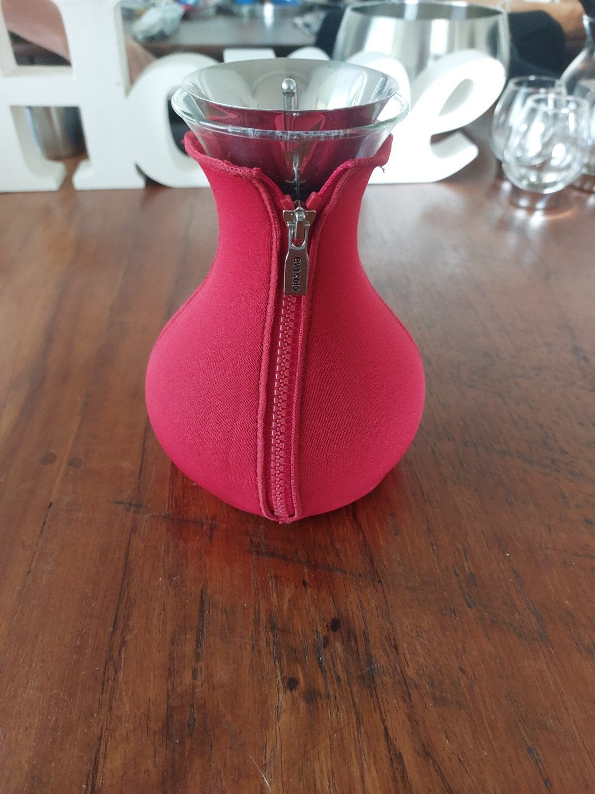 Eva Solo theekan / theemaker, Theepot/fluitketel, Ophalen of Verzenden, Rood, Overige merken