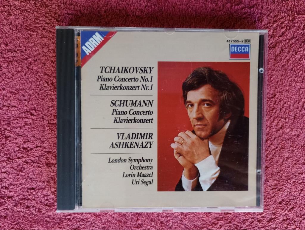 Tchaikovsky & Schumann Piano Concertos - Ashkenazy, Gebruikt, Met libretto, Ophalen of Verzenden, Romantiek