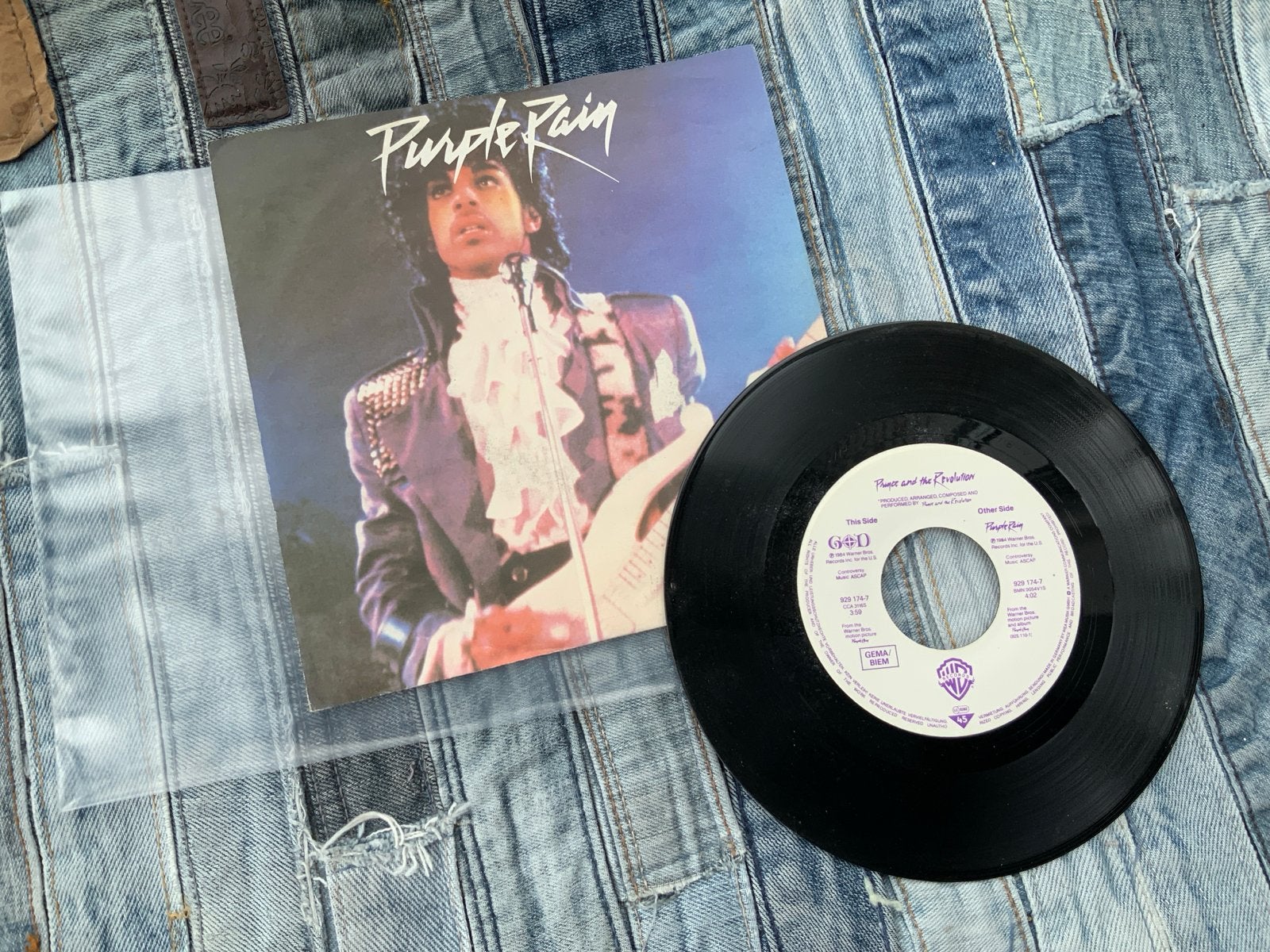 Prince - Purple Rain 7 inch Single (1984), Gebruikt, Originele persing, 7 inch, Ophalen of Verzenden