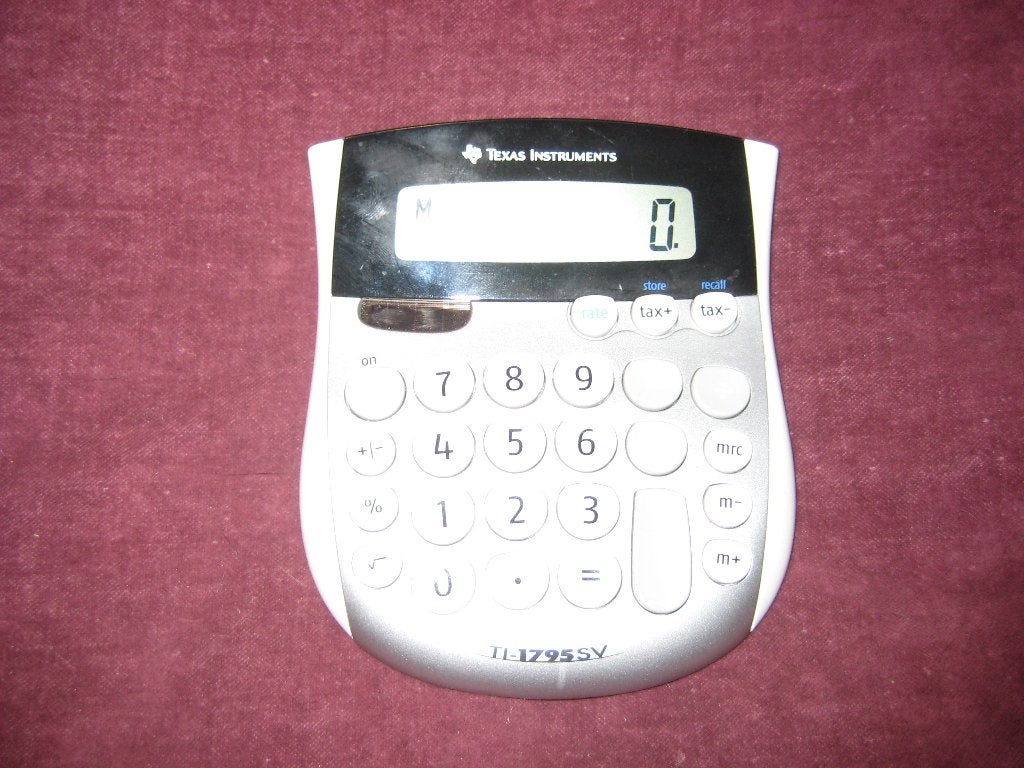 Calculator van Texas Instruments, solar, Ophalen of Verzenden, Zo goed als nieuw