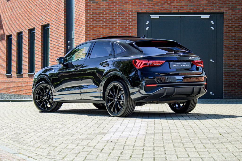 Audi Q3 Sportback 45 TFSI e S Edition | 360 camera | Pano |, Gebruikt, Zwart, Zwart, Hybride Elektrisch/Benzine