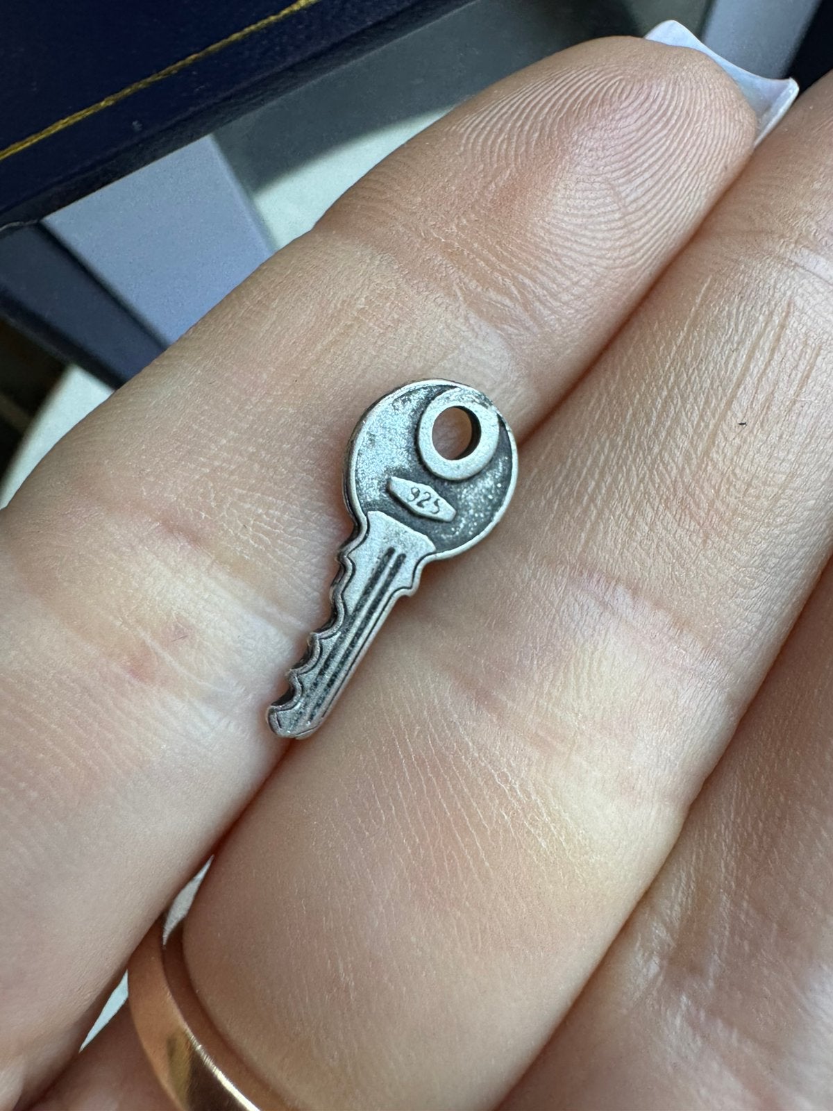 vintage  silver pendant 925, Verzenden, Zo goed als nieuw, Zilver
