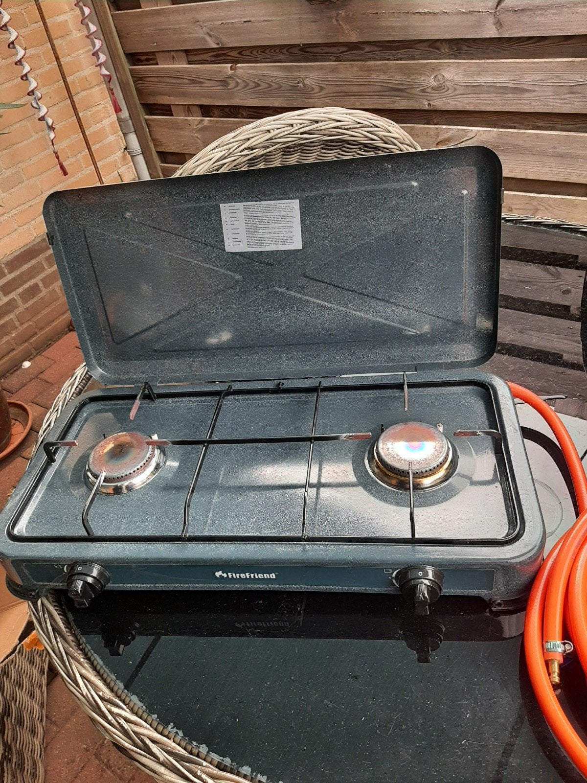 Firefriend Gaskooktoestel 2-pits -, Ophalen, Zo goed als nieuw