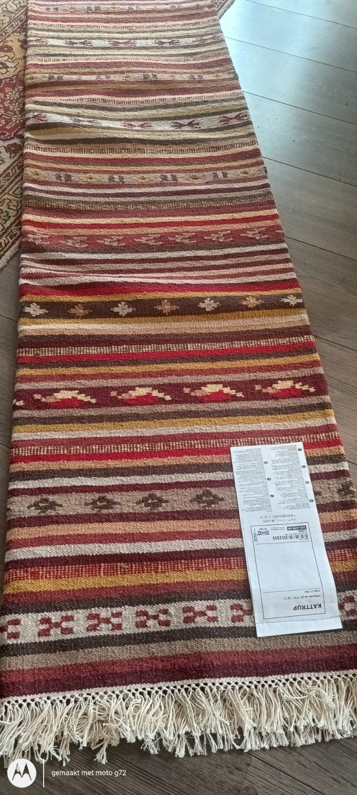 Ikea Kattrup Vloerkleed 170x240 - Kleurrijk en Duurzaam, Huis en Inrichting, Ophalen, Grijs, 150 tot 200 cm, 200 cm of meer