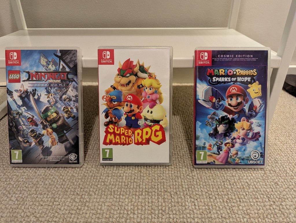 Foto 2 van Switch Games: LEGO Ninjago, Super Mario RPG, Mario + Rabbids