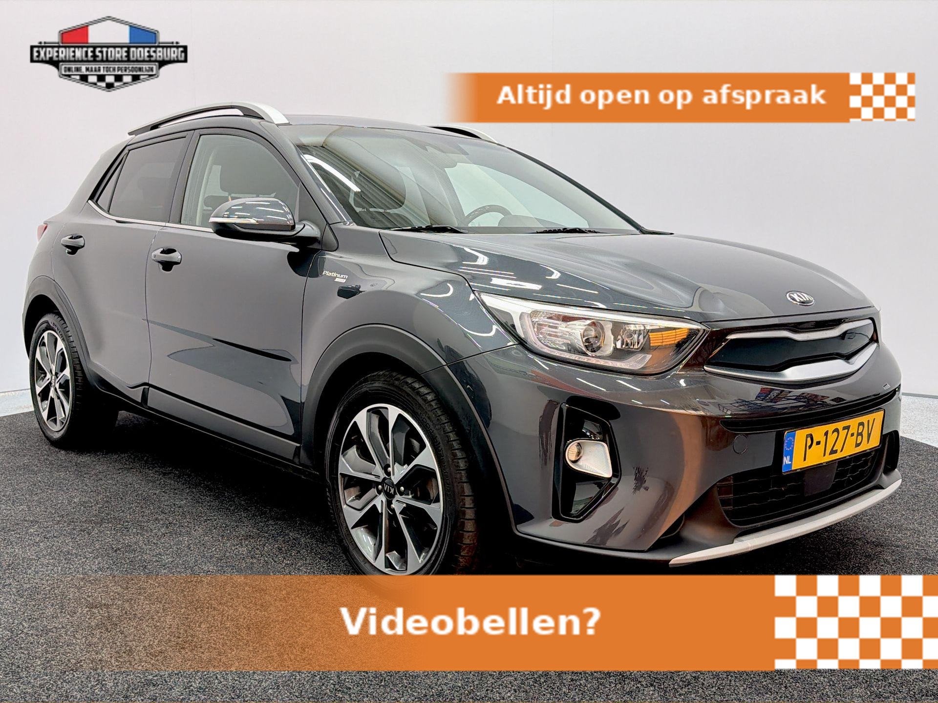 Kia Stonic 1.0 T-GDi ExecutiveLine – Trekhaak | Automaat &, Auto's, 450 kg, Gebruikt, Euro 6, Met garantie (alle)