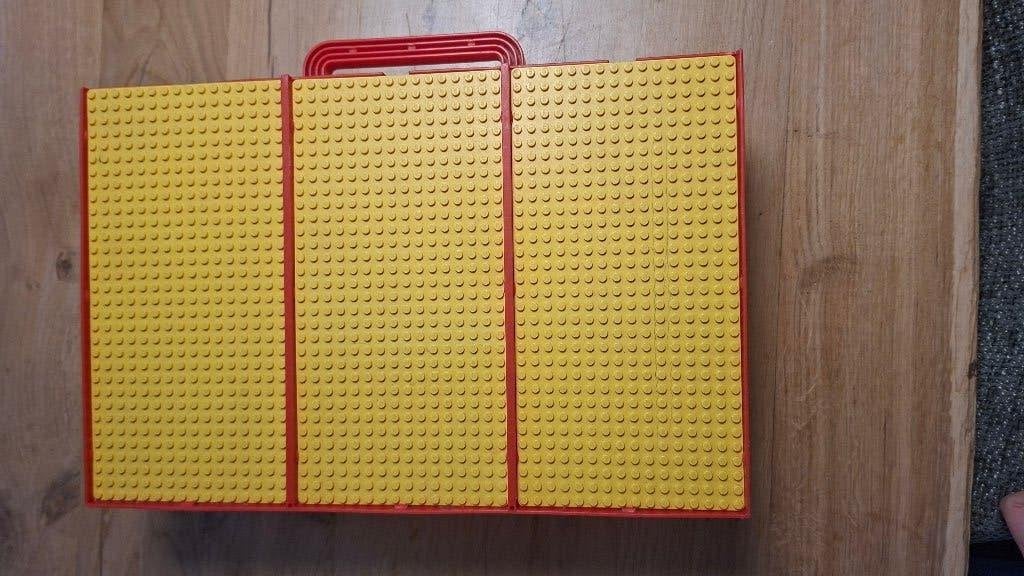 Grote vintage LEGO partij met originele opbergkoffer, Gebruikt, Overige thema's, Lego, Overige typen