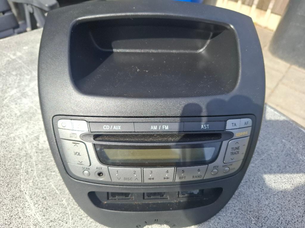 Auto Radio Toyota Aygo, Auto diversen, Autoradio's, Ophalen of Verzenden, Gebruikt