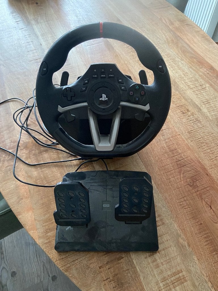 Hori Racing Wheel Apex voor PS4/PS5 en PC, Spelcomputers en Games, Ophalen, Gebruikt, 1 speler, Racen en Vliegen