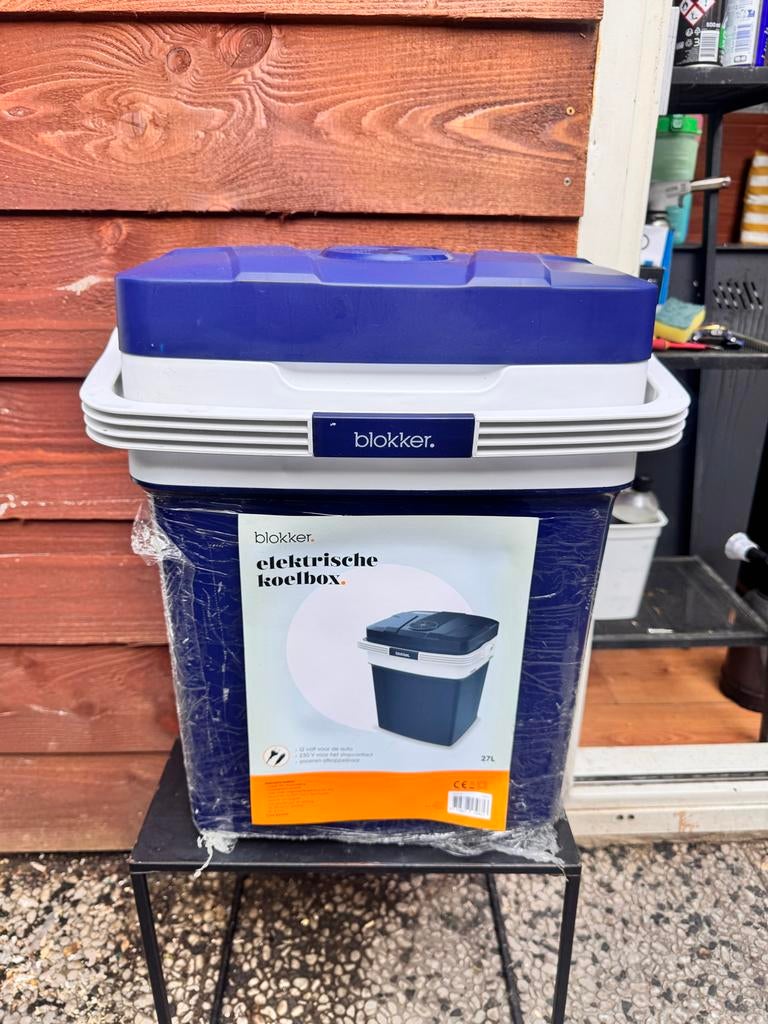 Blokker Elektrische Koelbox 27L - Nieuw in verpakking, Caravans en Kamperen, Koelboxen, Koelbox, Elektrisch, Nieuw, Ophalen of Verzenden