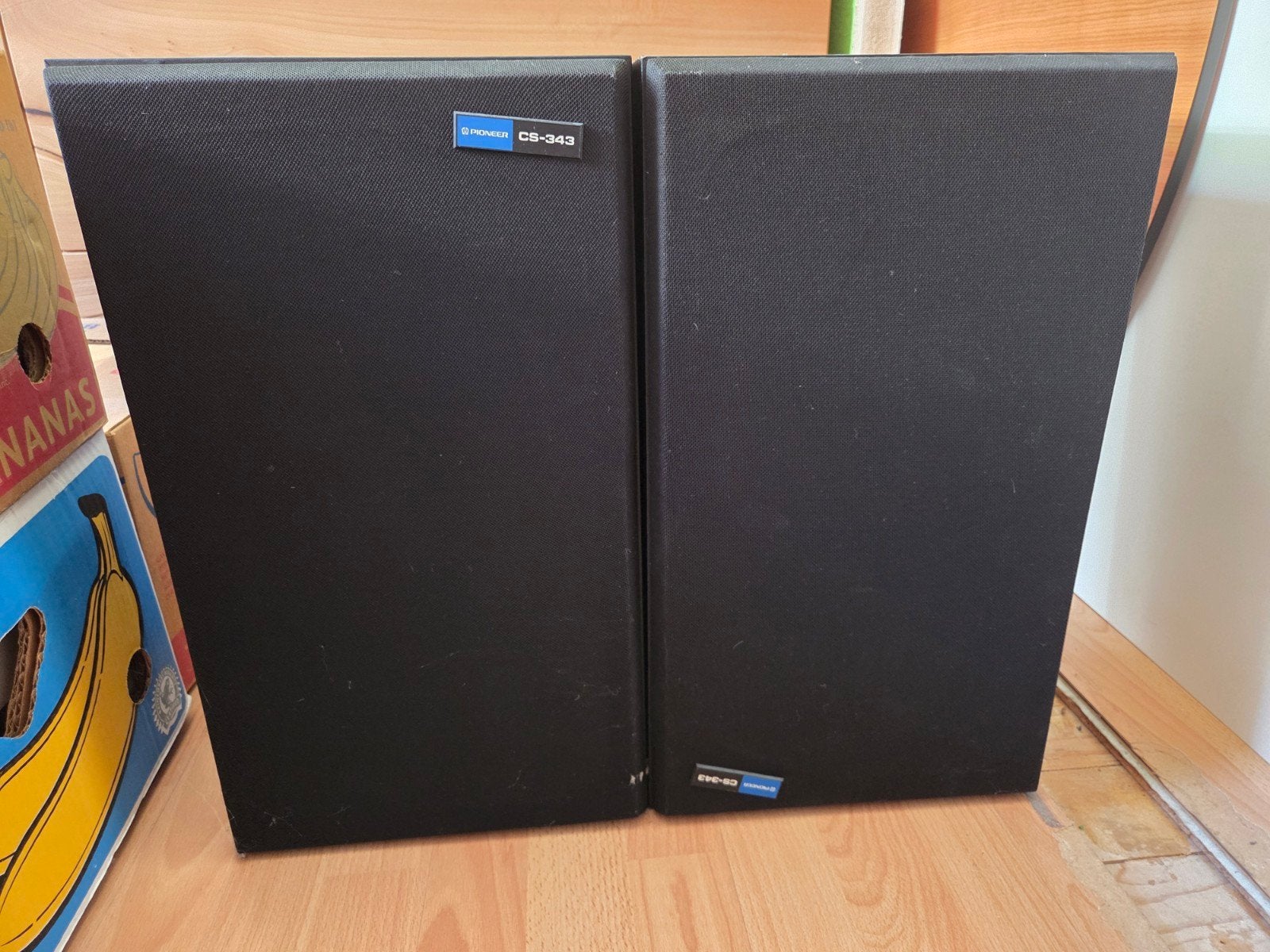 Pioneer CS-343 speakerset - Gebruikt met beschadigingen, Audio, Tv en Foto, Luidsprekers, Stereo speakers, Gebruikt, Ophalen of Verzenden