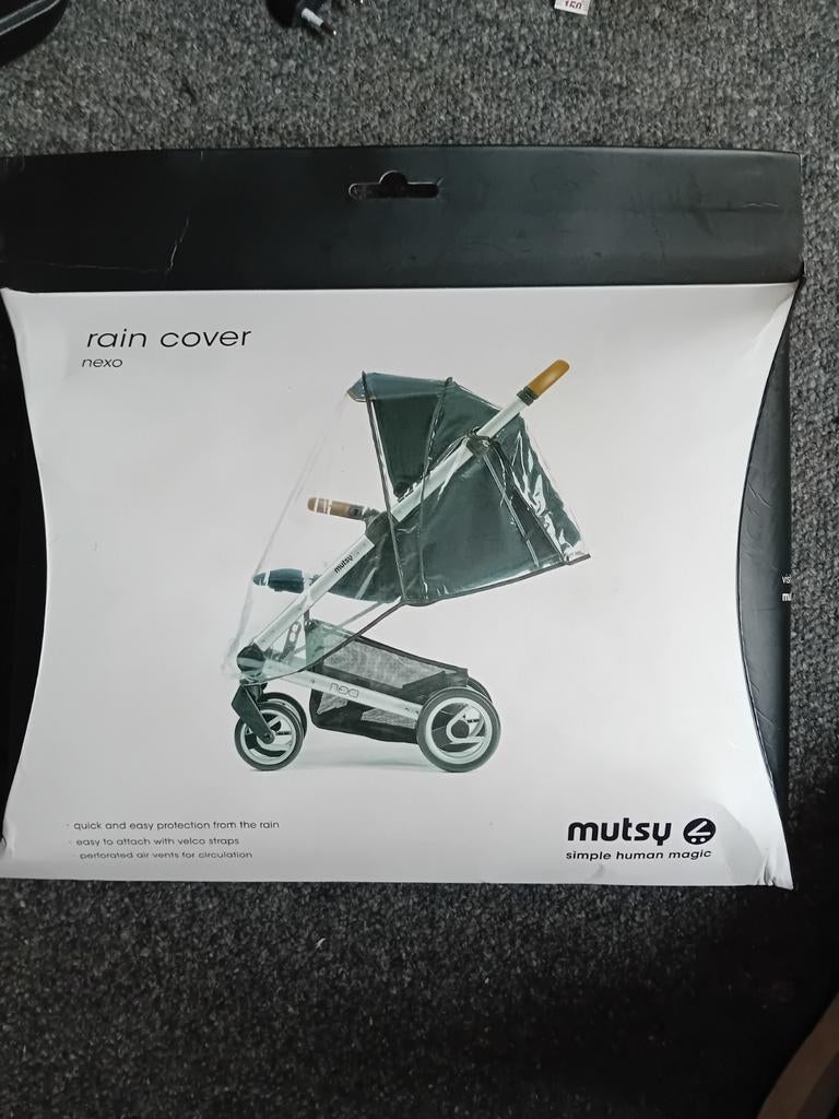 Mutsy Nexo Regenhoes - Bescherm uw kind tegen regen, Ophalen of Verzenden, Nieuw, Kinderwagen, Mutsy