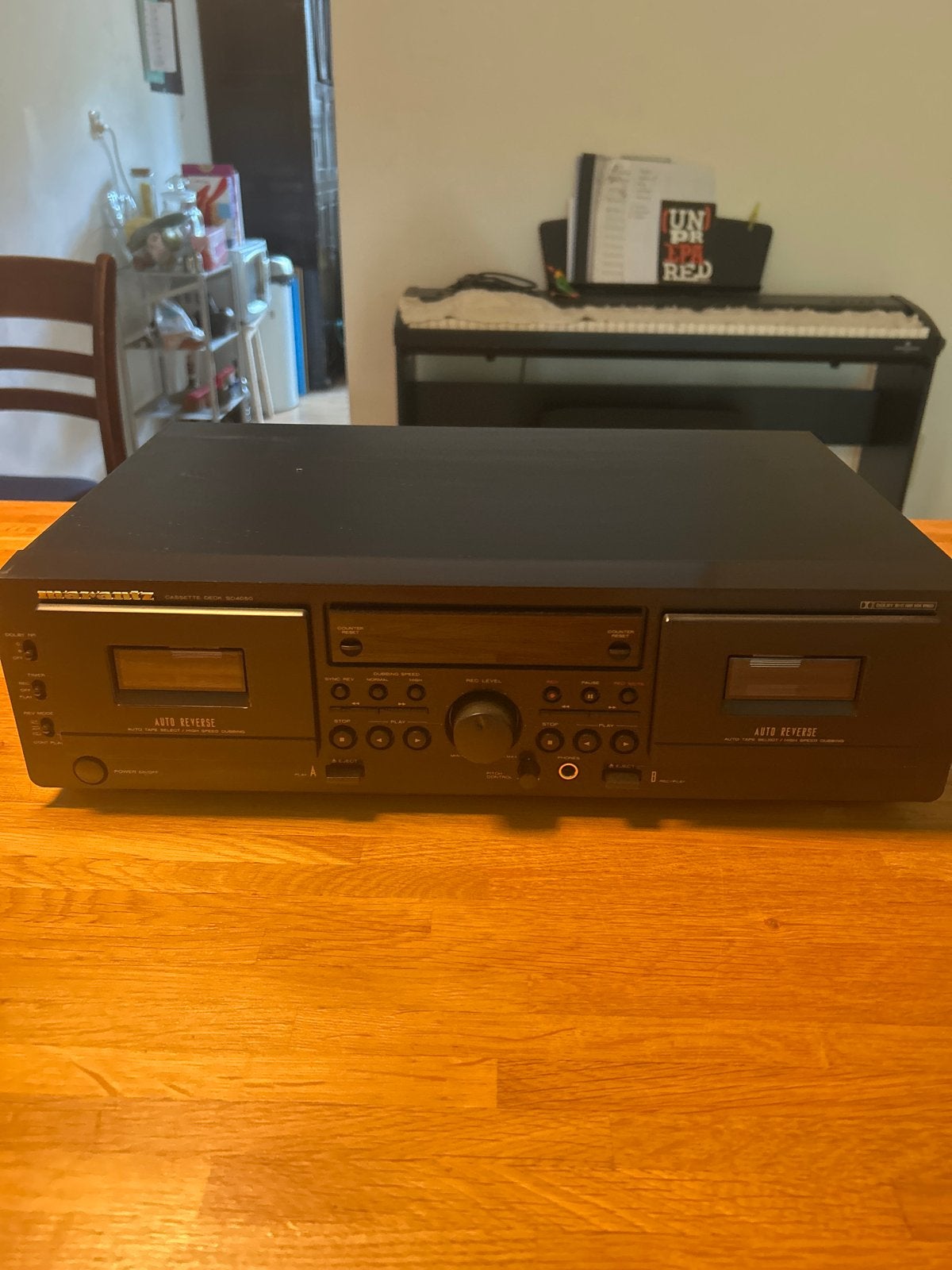 Marantz SD4050 Cassettedeck - Dubbel met Auto-Reverse, Ophalen of Verzenden, Dubbel, Marantz, Auto-reverse