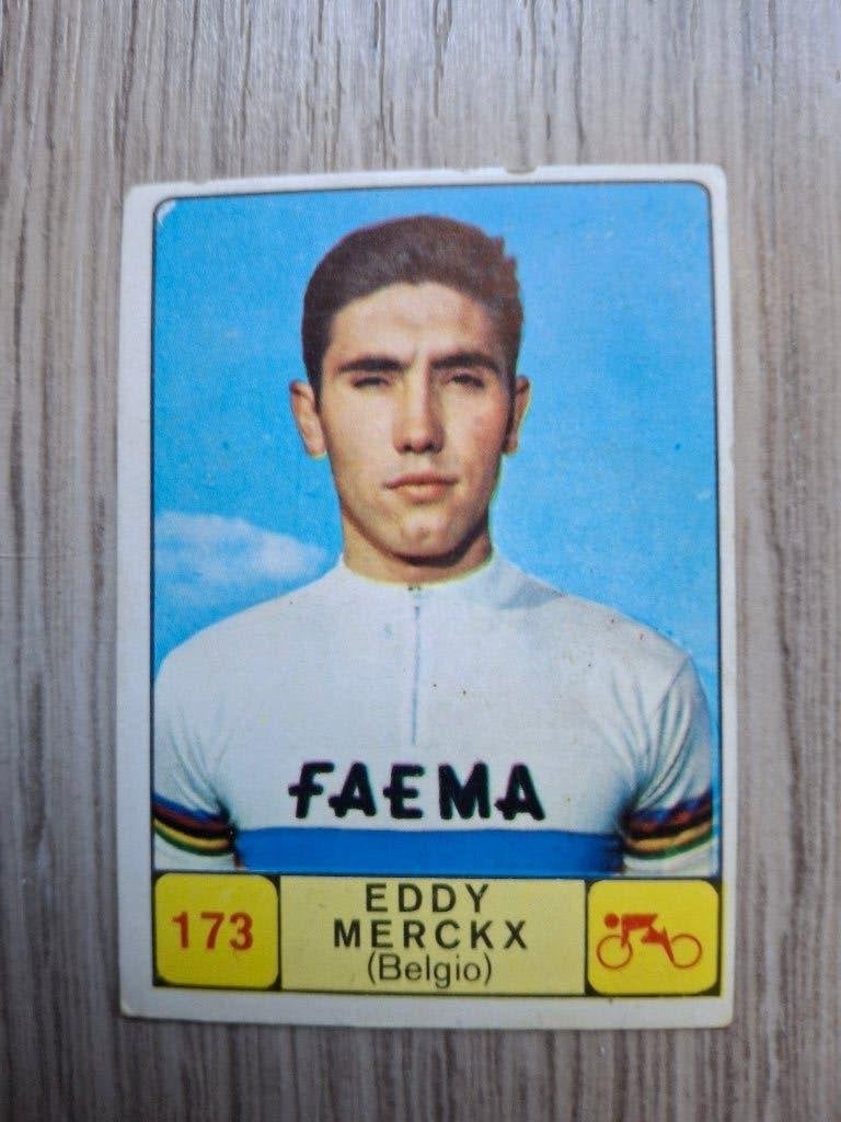 Eddy Merckx Panini plaatje 1968-69, Ophalen of Verzenden, Gebruikt, Overige typen