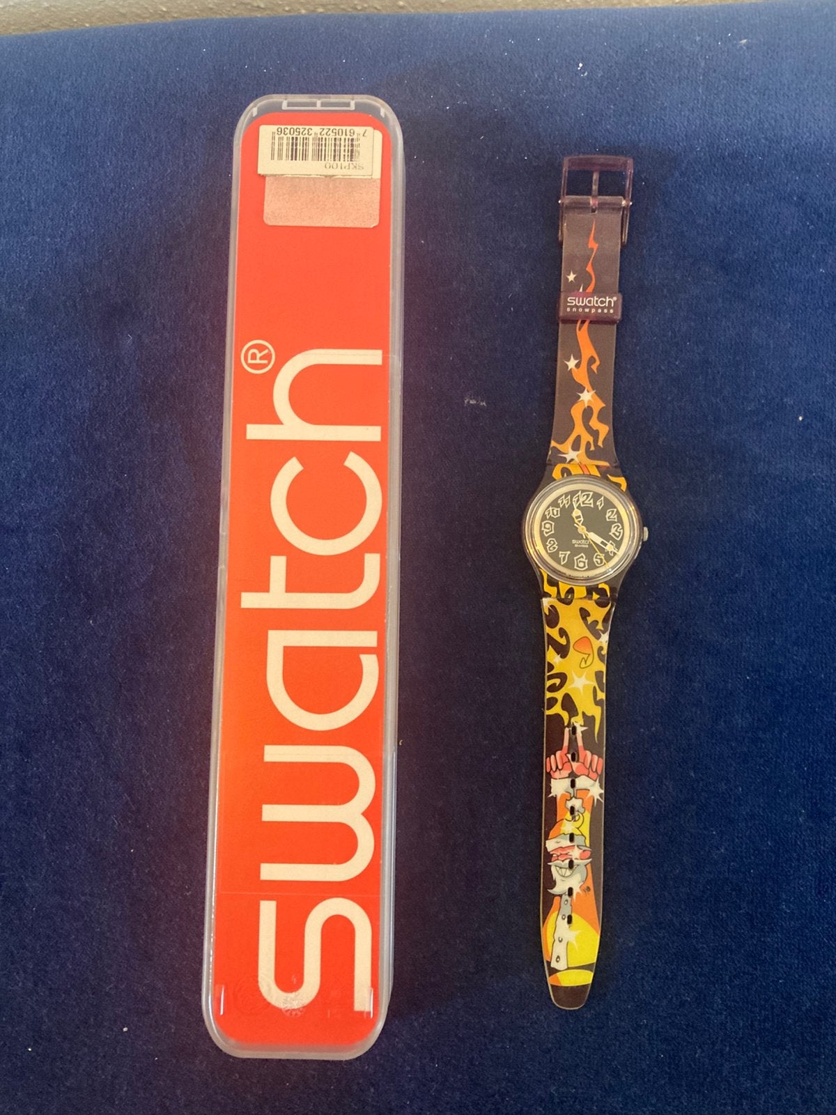 Swatch Access Watch ZAPPIN' DADDY Gents Snow Pass, Kunststof, Verzenden, Polshorloge, Swatch