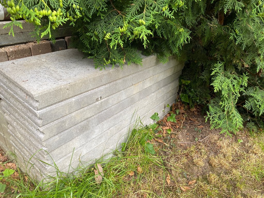 Betonband 9 stuks, Ophalen, Overige typen, Nieuw, Minder dan 5 m²