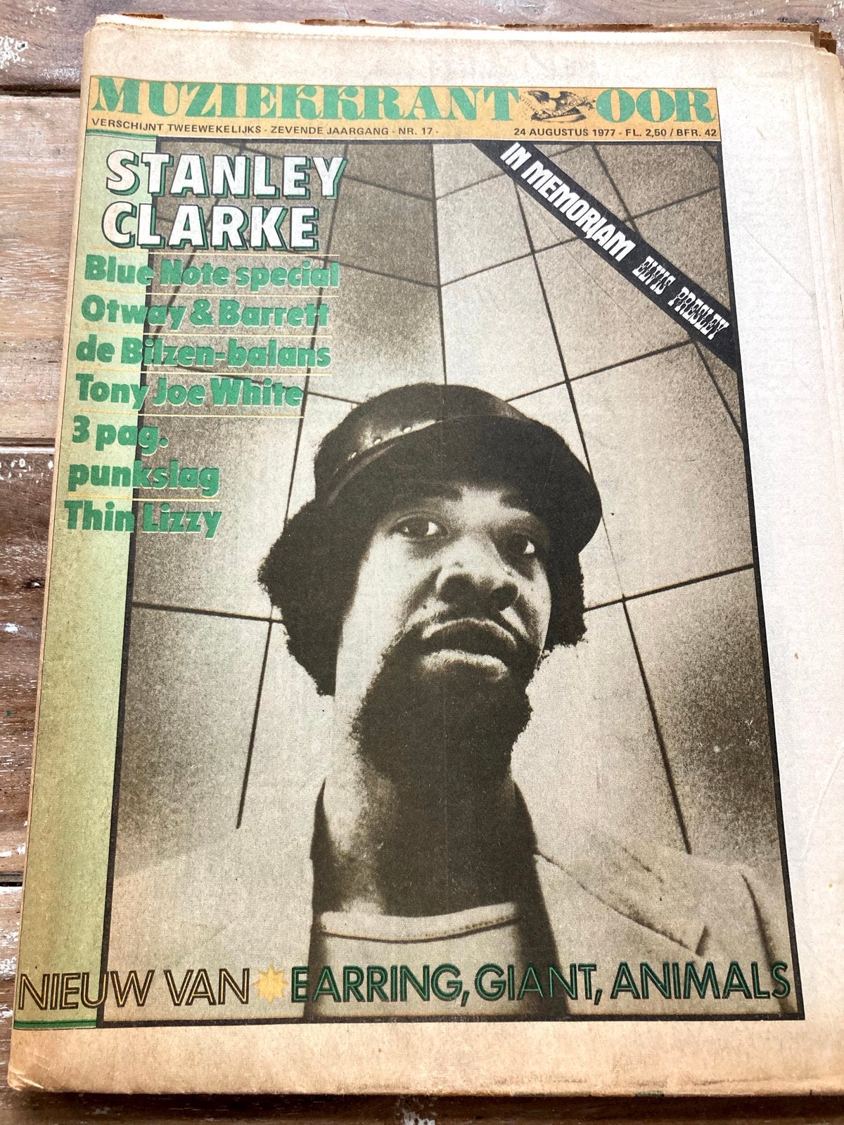 Muziekkrant OOR 1977 BLUE NOTE Barrelhouse STANLEY CLARKE, Ophalen of Verzenden, Gelezen, Muziek, Film of Tv