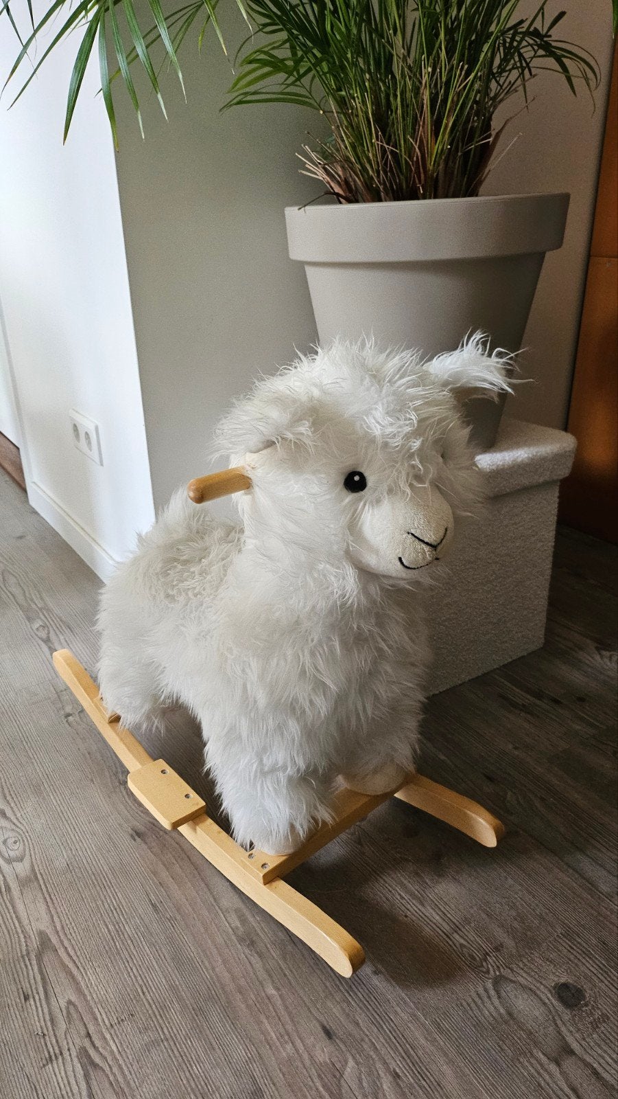Bloomingville Hobbeldier - Wit Lama, Ophalen