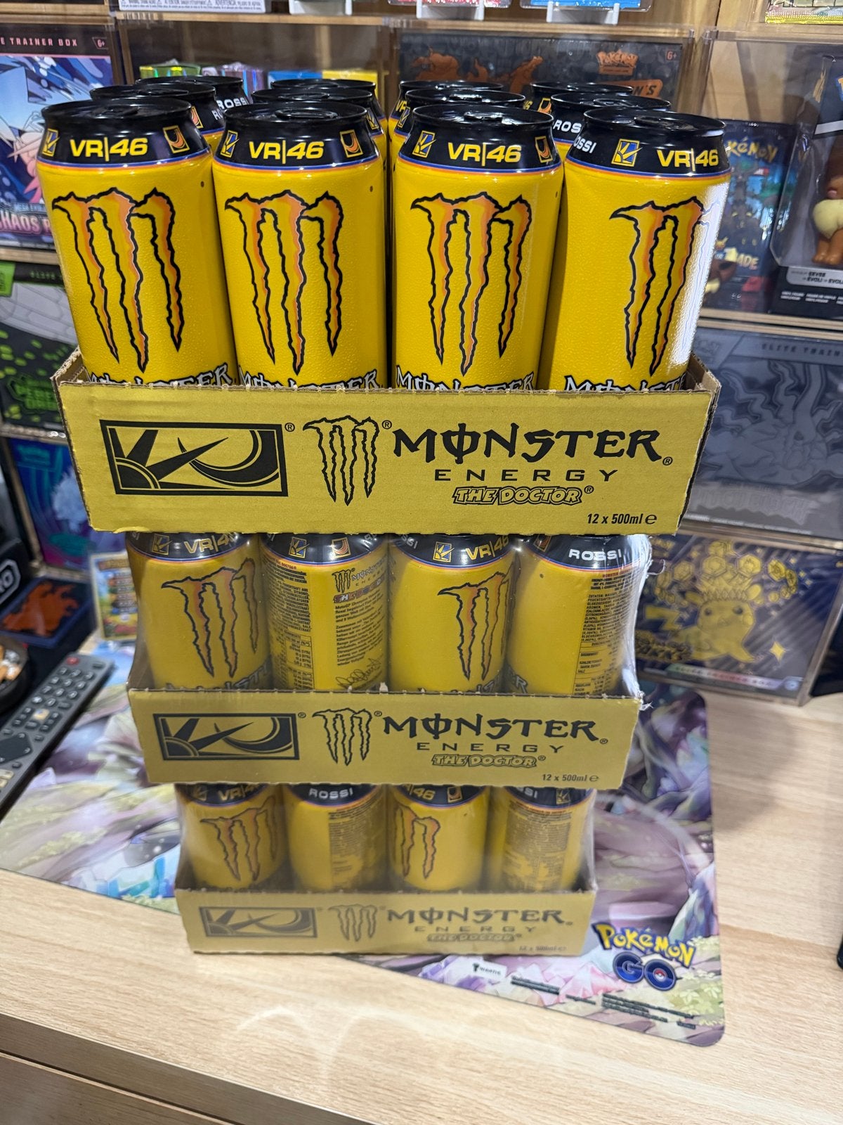 36 blikjes Monster The Doctor, Ophalen