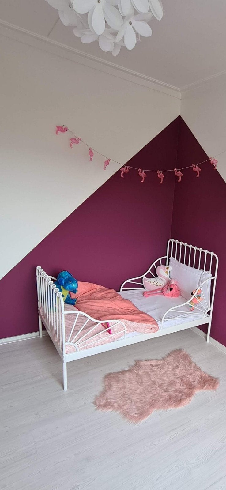 IKEA Minnen meegroeibed - Zo goed als nieuw, Huis en Inrichting, Slaapkamer | Bedden, Ophalen, Verstelbaar, Eenpersoons, Wit